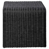 Cahya Black 2-Piece Rattan Coffee and End Table Set by Coaster at Eve Furniture