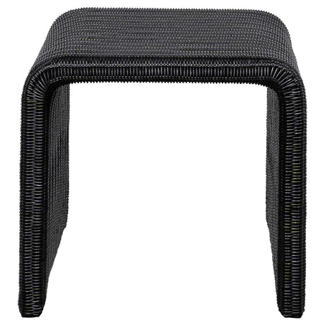 Cahya Black 3-Piece Rattan Coffee and End Table Set by Coaster at Eve Furniture