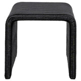 Cahya Black Woven Rattan Sqaure End Table by Coaster at Eve Furniture