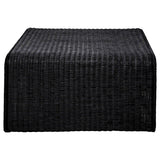 Cahya Woven Rattan Sqaure Coffee Table Black