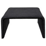 Cahya Woven Rattan Sqaure Coffee Table Black by Coaster at Eve Furniture