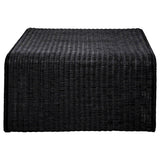 Cahya Woven Rattan Sqaure Coffee Table Black by Coaster at Eve Furniture