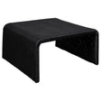 Cahya Woven Rattan Sqaure Coffee Table Black by Coaster at Eve Furniture