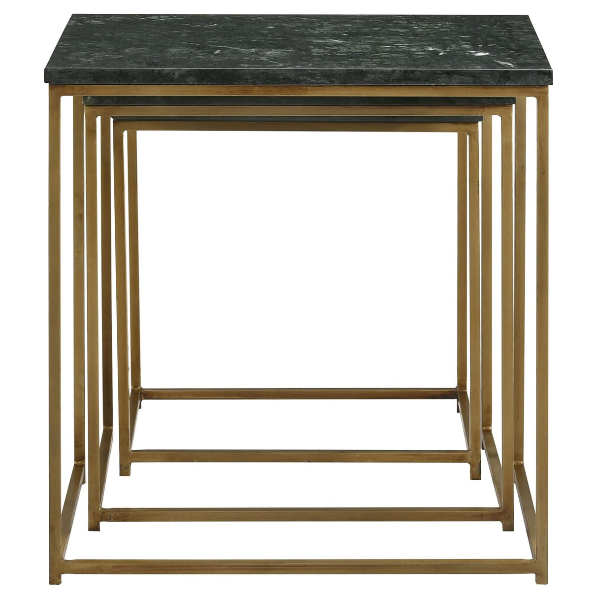 Caine 3-Piece Nesting Table with Marble Top