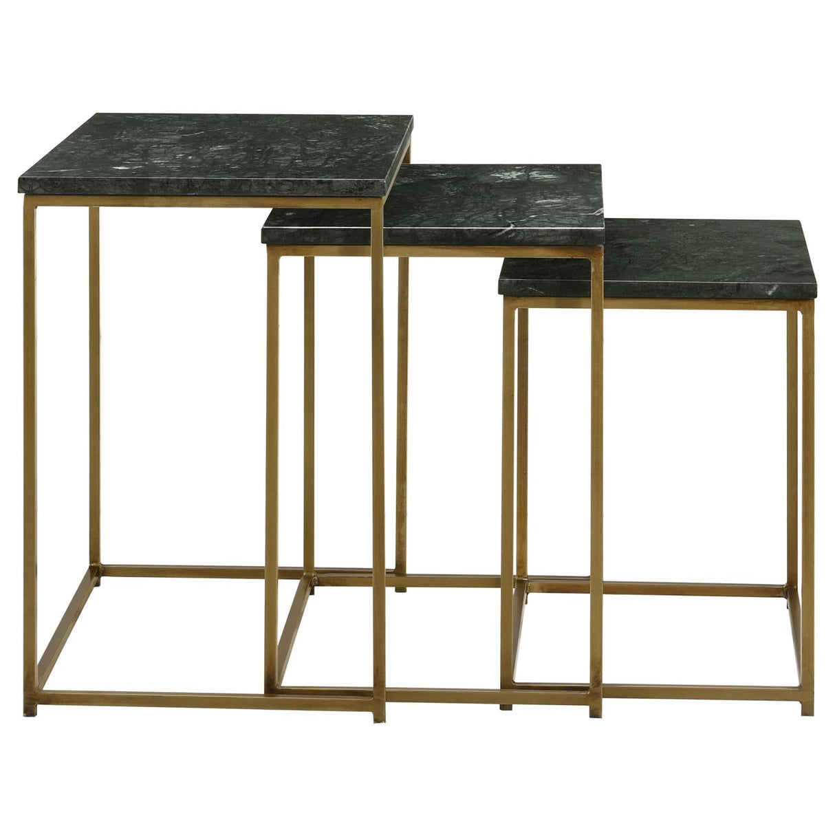 Caine 3-Piece Nesting Table with Marble Top