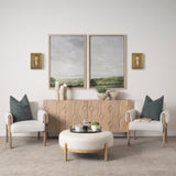 Cairn Brushed Gold Metal w/ Glass 1-Light Wall Sconce by Mercana at Eve Furniture