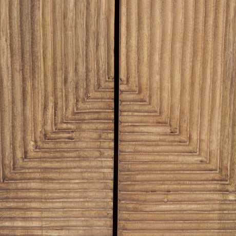 Cairo 2 Door Wood and Metal Cabinet by Mercana at Eve Furniture