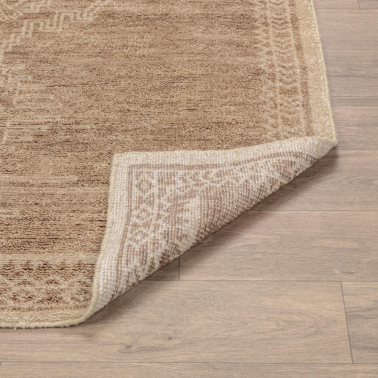 Cairo Desert Brown Hand Knotted Rug by Classic Home at Eve Furniture
