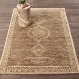 Cairo Desert Brown Hand Knotted Rug by Classic Home at Eve Furniture