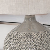 Cairo Grey Table Lamp by Crestview at Eve Furniture