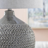 Cairo Grey Table Lamp by Crestview at Eve Furniture