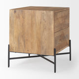 Cairo Wood 2 Drawer Accent table by Mercana at Eve Furniture