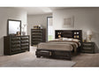 Caistor Espresso Queen 4-Piece Bedroom Set by Furniture of America at Eve Furniture