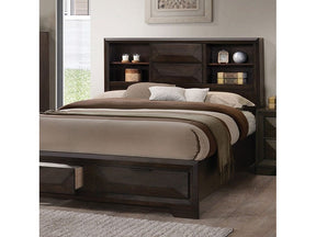 Caistor Espresso Queen Bed by Furniture of America at Eve Furniture
