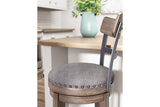 Caitbrook Gray Bar Height Barstool by Ashley at Eve Furniture