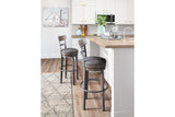 Caitbrook Gray Bar Height Barstool by Ashley at Eve Furniture
