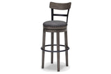 Caitbrook Gray Bar Height Barstool by Ashley at Eve Furniture