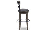 Caitbrook Gray Bar Height Barstool by Ashley at Eve Furniture