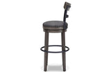 Caitbrook Gray Bar Height Barstool by Ashley at Eve Furniture
