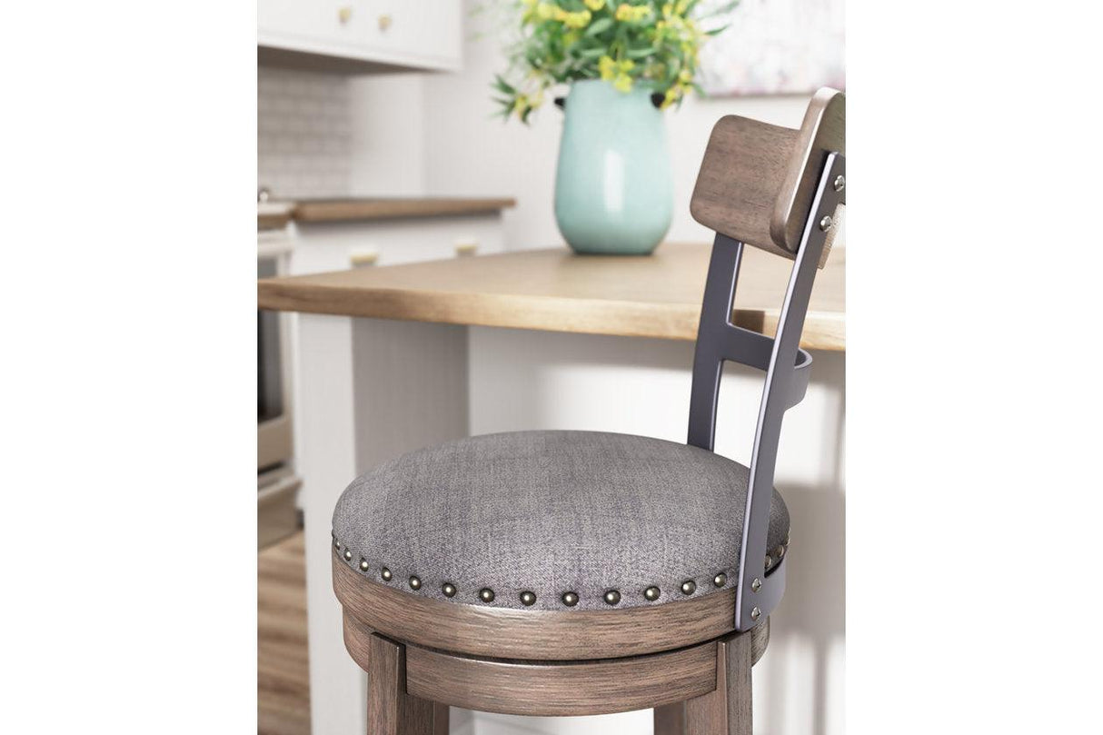 Caitbrook Gray Counter Height Barstool by Ashley at Eve Furniture