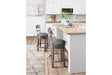 Caitbrook Gray Counter Height Barstool by Ashley at Eve Furniture