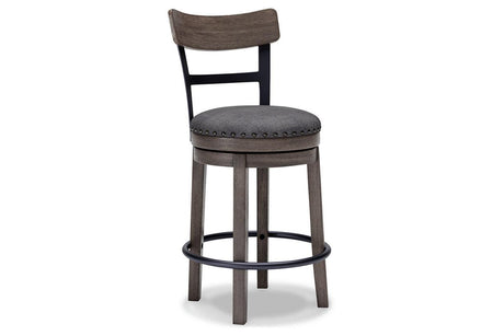 Caitbrook Gray Counter Height Barstool by Ashley at Eve Furniture