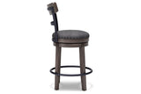 Caitbrook Gray Counter Height Barstool by Ashley at Eve Furniture