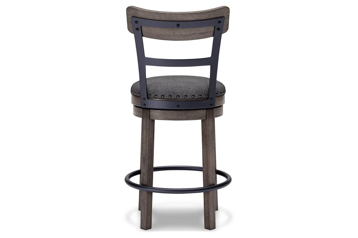 Caitbrook Gray Counter Height Barstool by Ashley at Eve Furniture