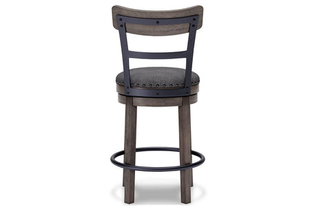 Caitbrook Gray Counter Height Barstool by Ashley at Eve Furniture