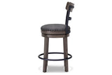 Caitbrook Gray Counter Height Barstool by Ashley at Eve Furniture