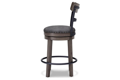 Caitbrook Gray Counter Height Barstool by Ashley at Eve Furniture