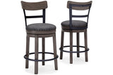 Caitbrook Gray Counter Height Barstool by Ashley at Eve Furniture