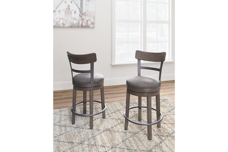 Caitbrook Gray Counter Height Barstool by Ashley at Eve Furniture