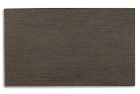 Caitbrook Gray Dining Table and 6 Chairs by Ashley at Eve Furniture