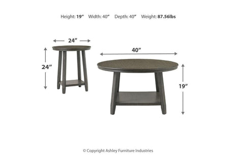 Caitbrook Gray Table by Ashley at Eve Furniture