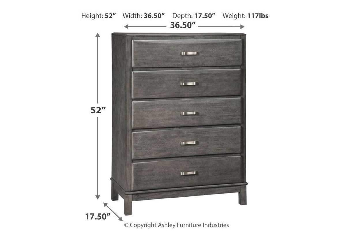 Caitbrook Gray Chest of Drawers by Ashley at Eve Furniture