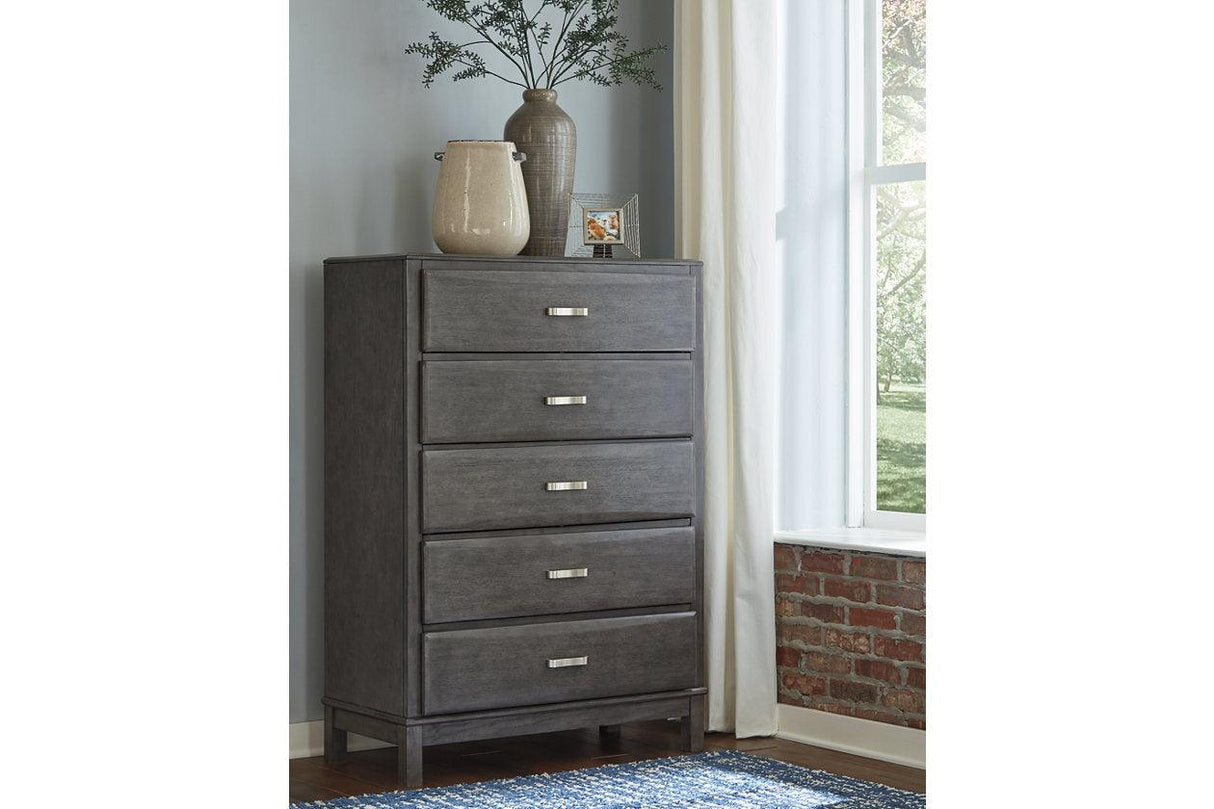 Caitbrook Gray Chest of Drawers by Ashley at Eve Furniture