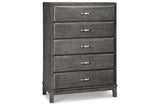 Caitbrook Gray Chest of Drawers by Ashley at Eve Furniture