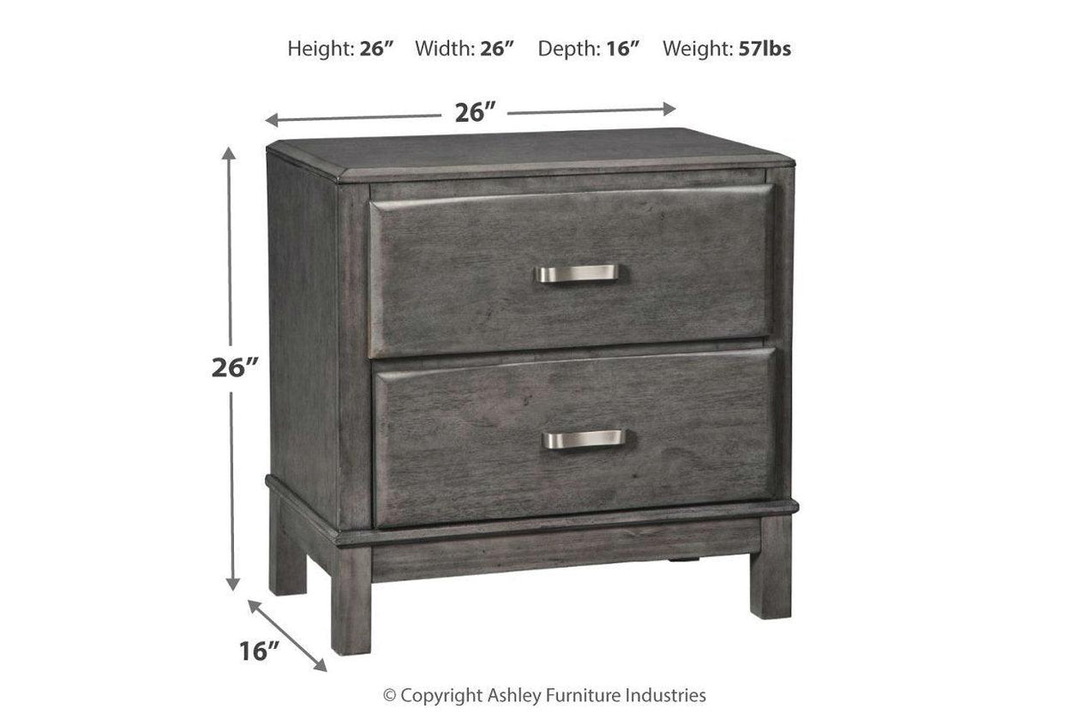 Caitbrook Gray Nightstand by Ashley at Eve Furniture