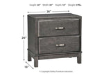 Caitbrook Gray Nightstand by Ashley at Eve Furniture