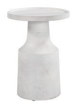 Cala White Side Table by Zuomod at Eve Furniture