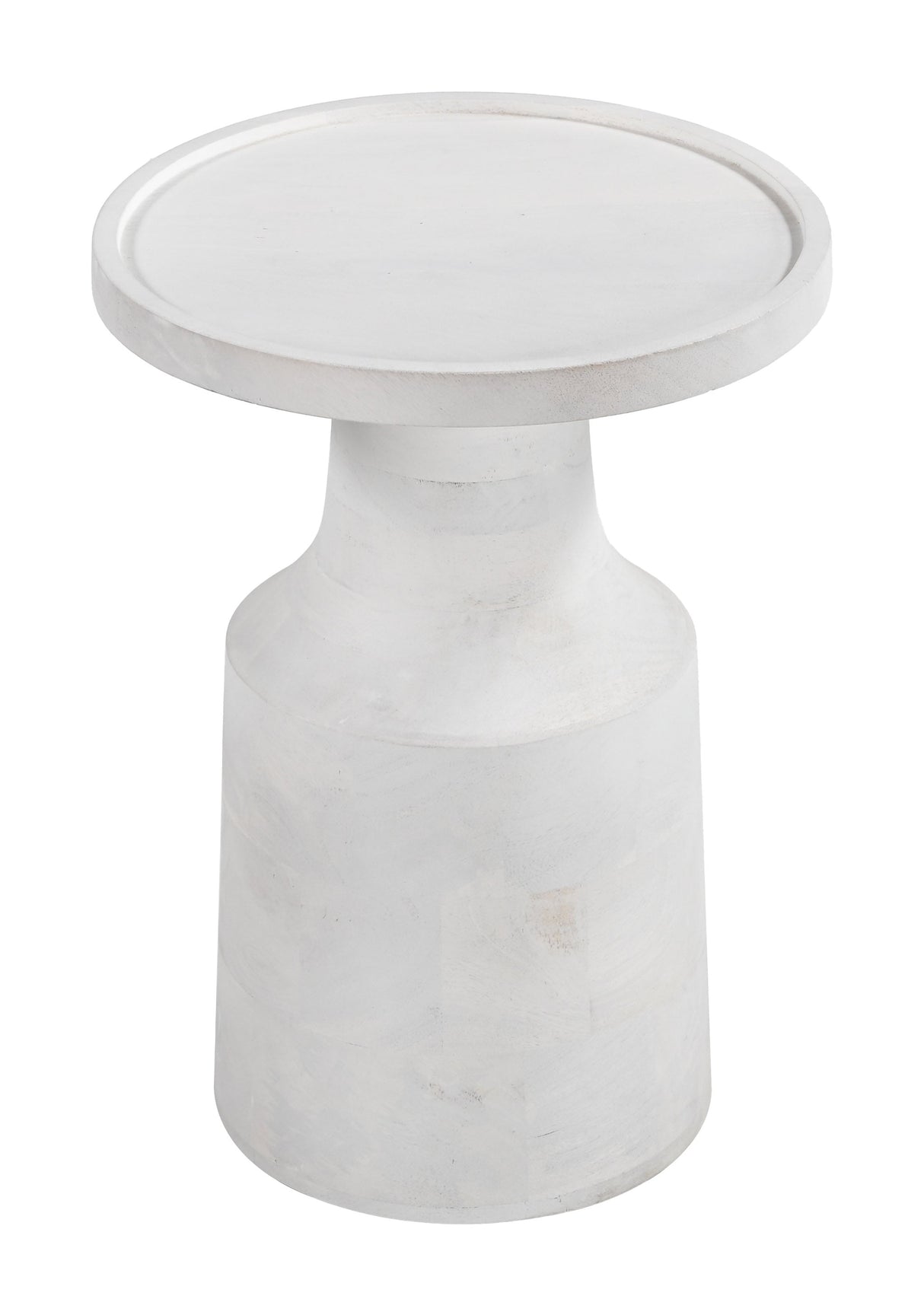Cala White Side Table by Zuomod at Eve Furniture