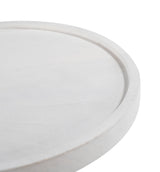 Cala White Side Table by Zuomod at Eve Furniture