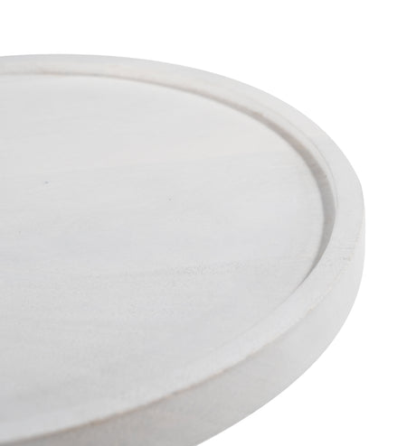 Cala White Side Table by Zuomod at Eve Furniture