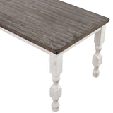 Calabria Antique White/Gray Counter Ht. Table by Furniture of America at Eve Furniture