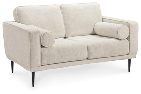 Caladeron Sandstone Loveseat by Ashley at Eve Furniture