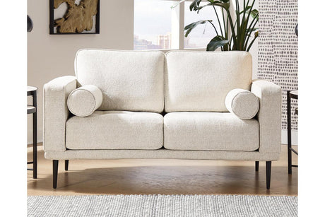 Caladeron Sandstone Loveseat by Ashley at Eve Furniture