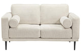 Caladeron Sandstone Loveseat by Ashley at Eve Furniture