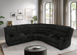 Calantha Black Manual Reclining Sectional by New Era Innovations at Eve Furniture