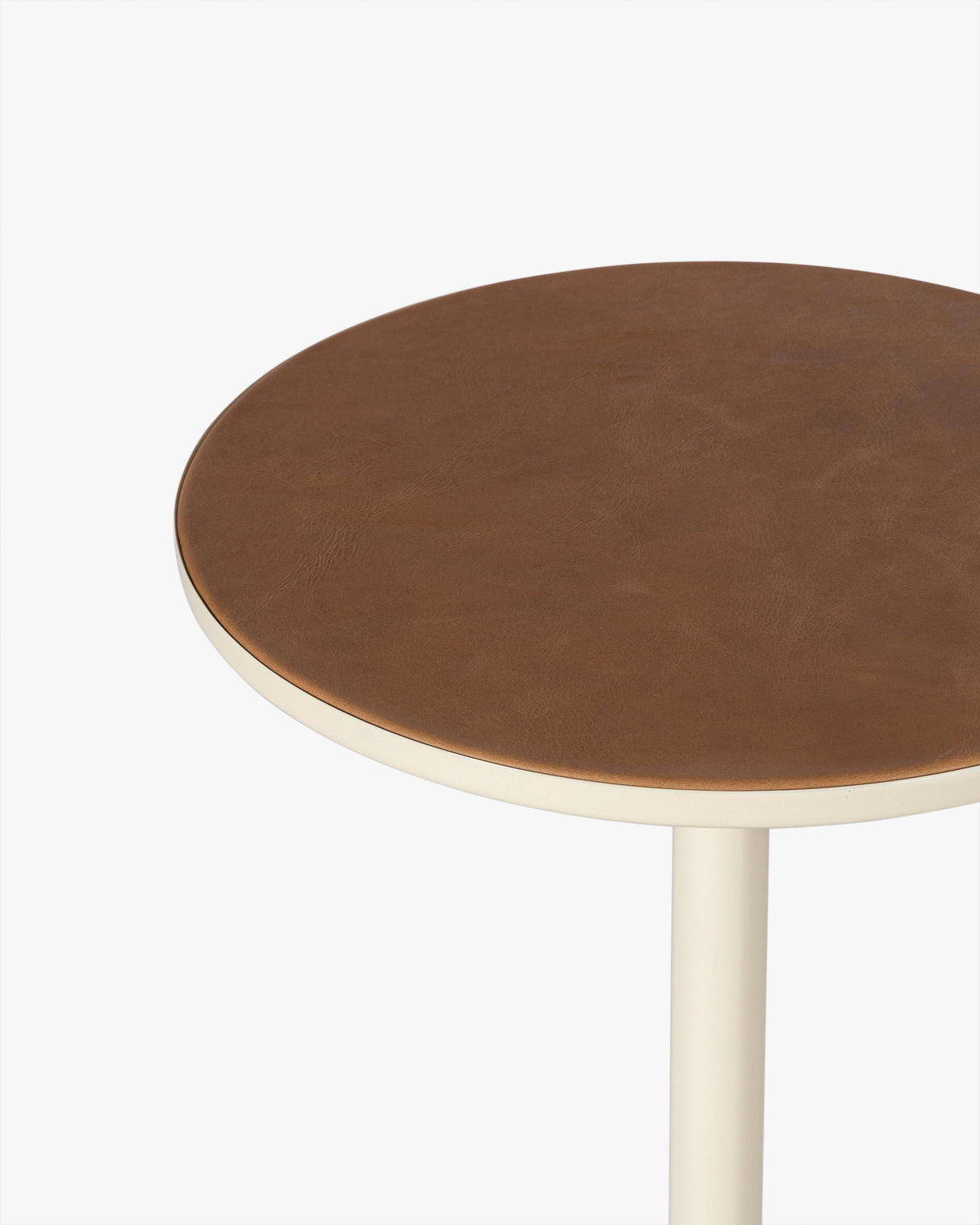 Calder Leather Side Table by Co.House Designs at Eve Furniture